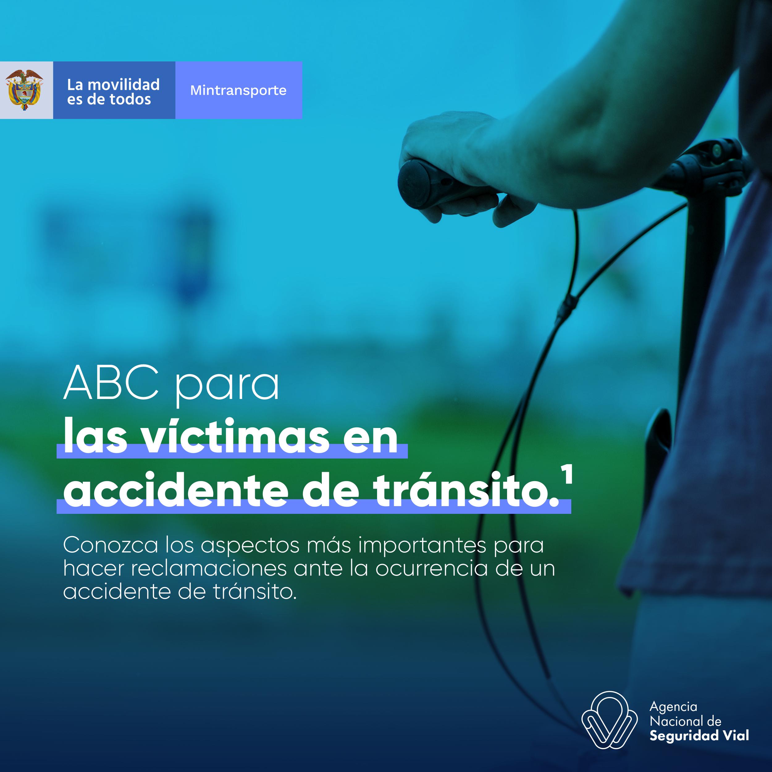 ABC para las víctimas en accidente de tránsito 