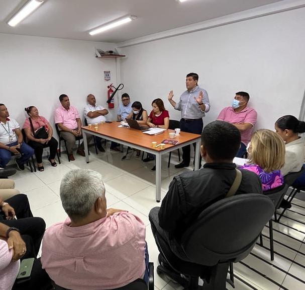 Reunión empresa de transporte público con la subdirección de transporte del Área Metropolitana de Cúcuta