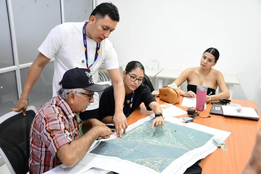 Equipo de trabajo de la Subdirección de Transporte del Área Metropolitana